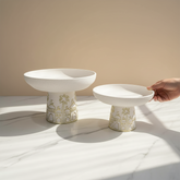 طقم من 2 إستاند خزف رمضاني