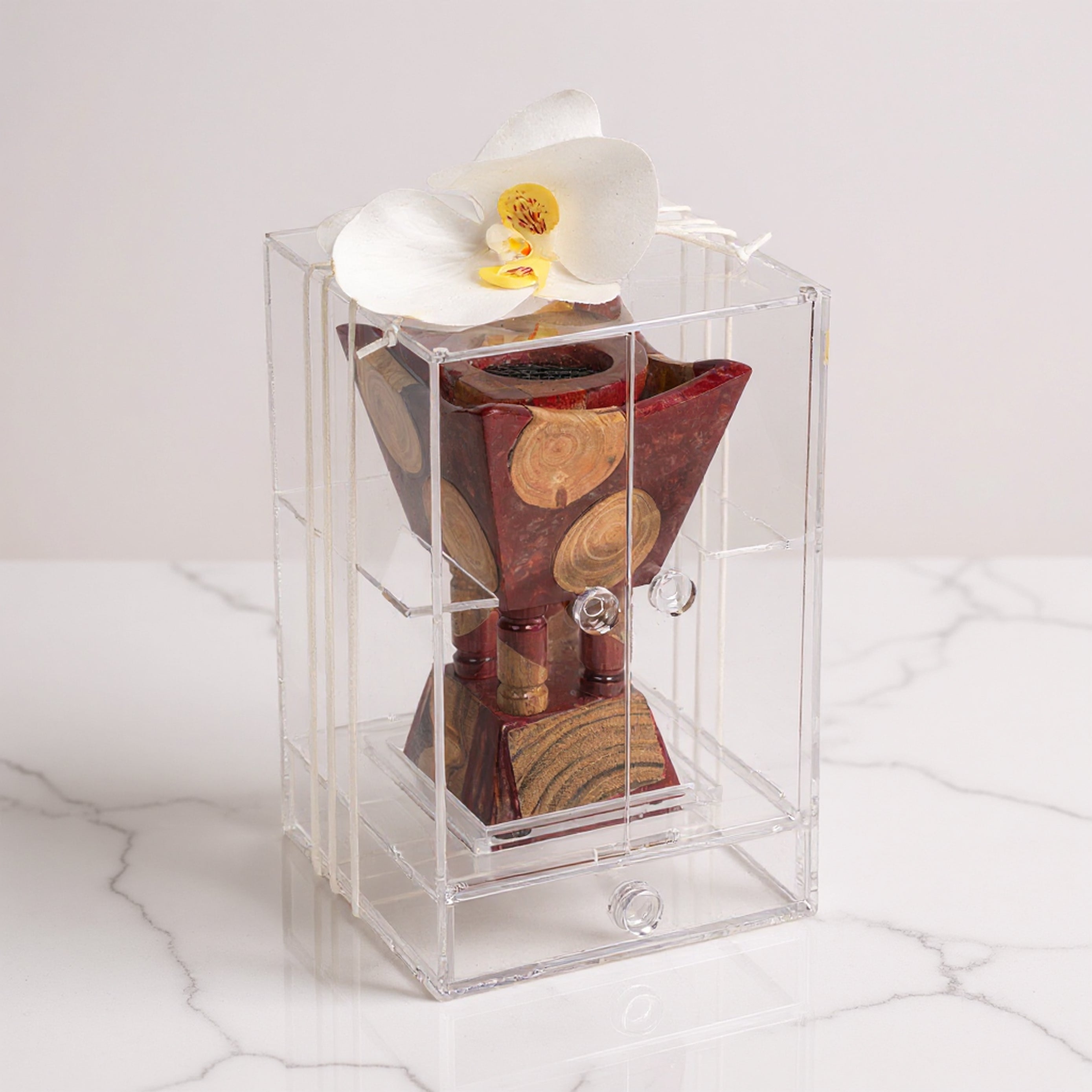 مبخر أنيق مع بوكس أكريليك