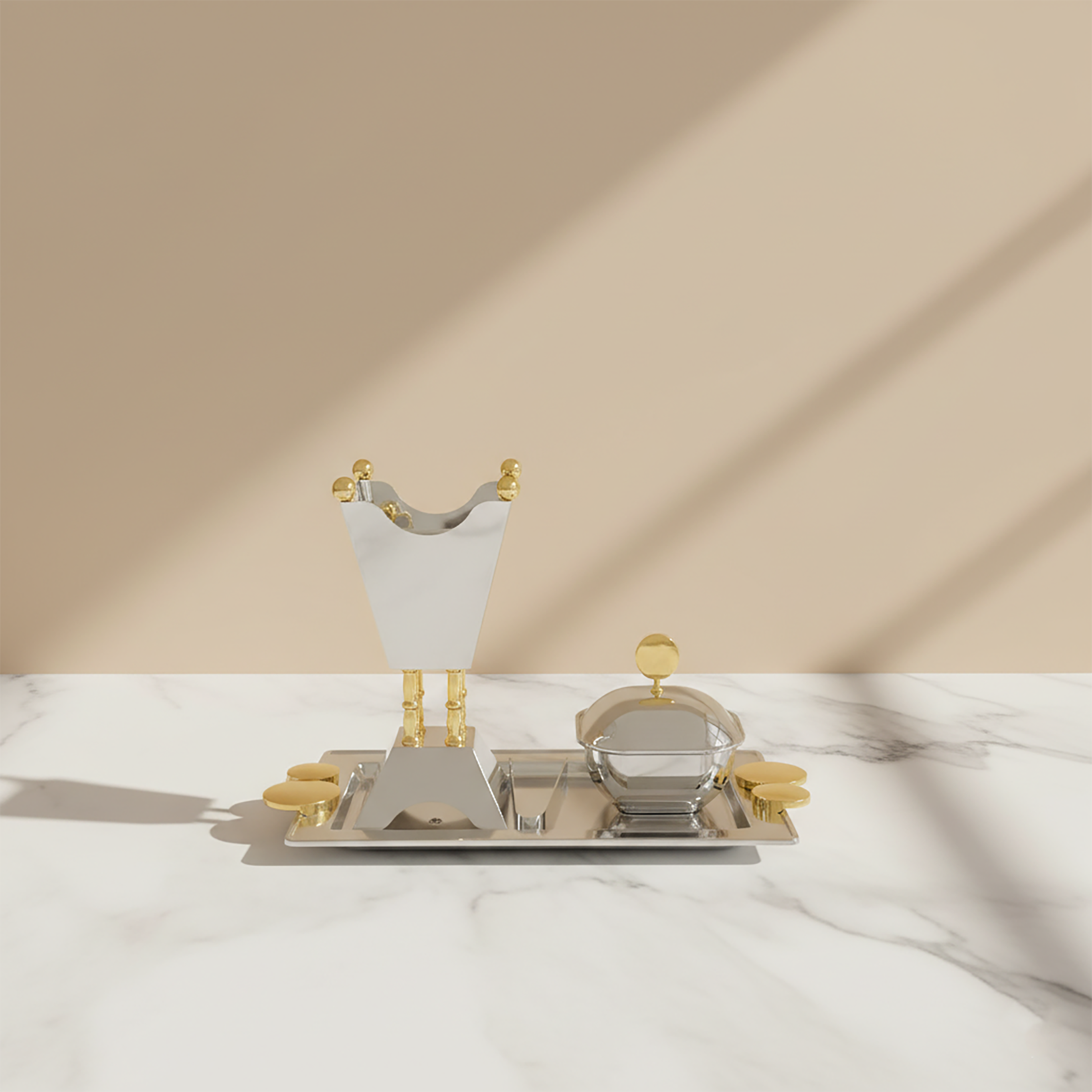 طقم مبخر ستانلس