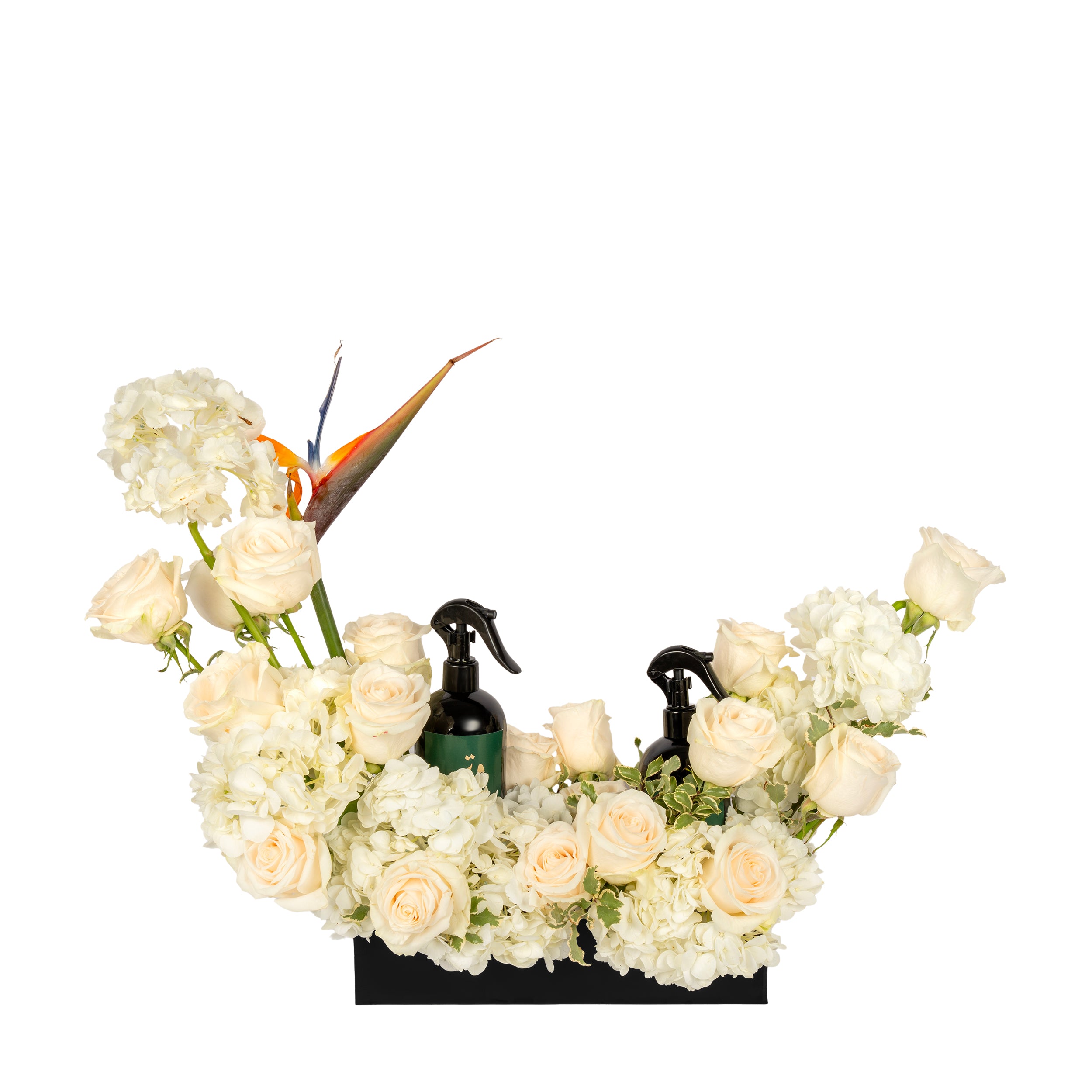 تنسيق ورد أنيق مع مرشين عطريين للمنزل