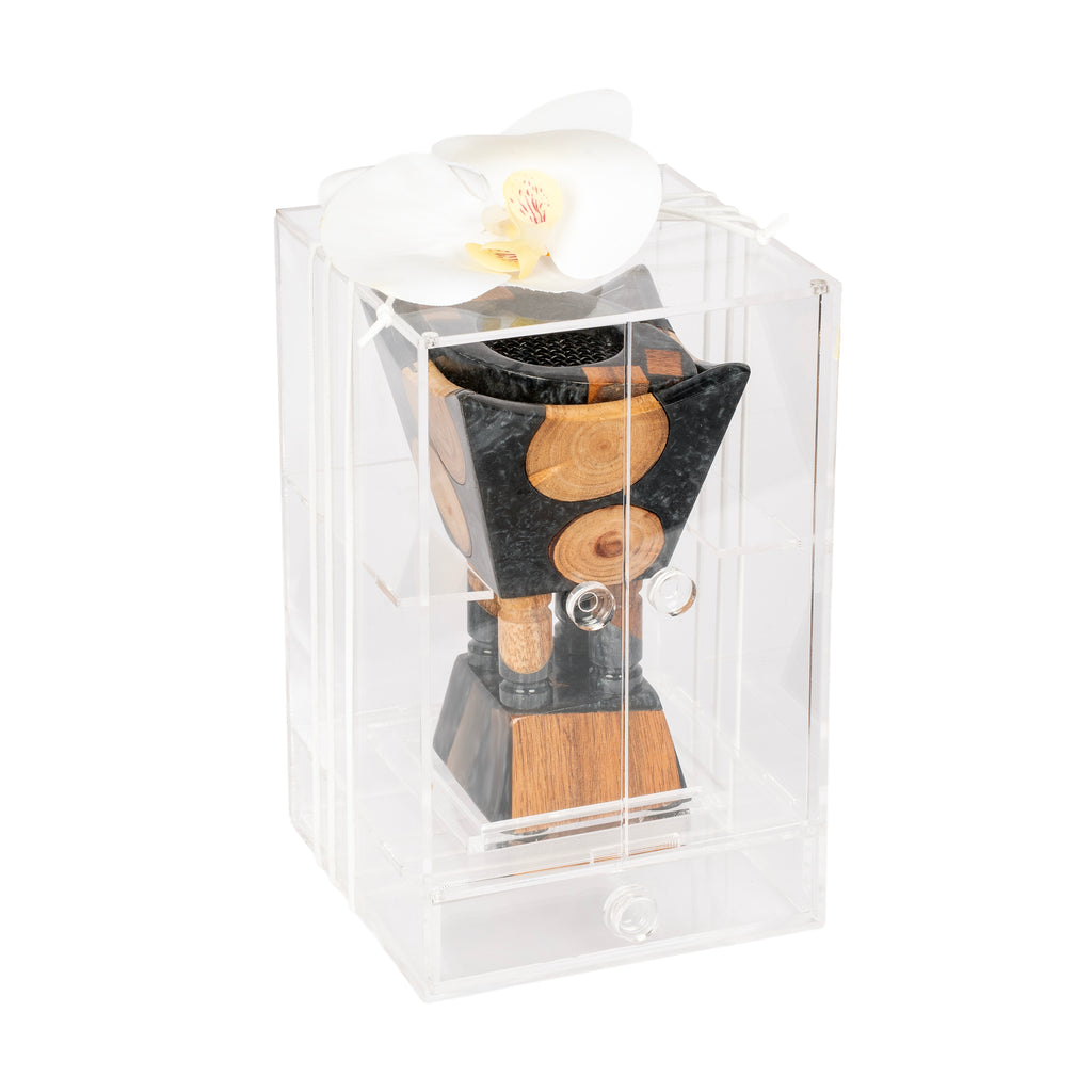 مبخر أنيق مع بوكس أكريليك