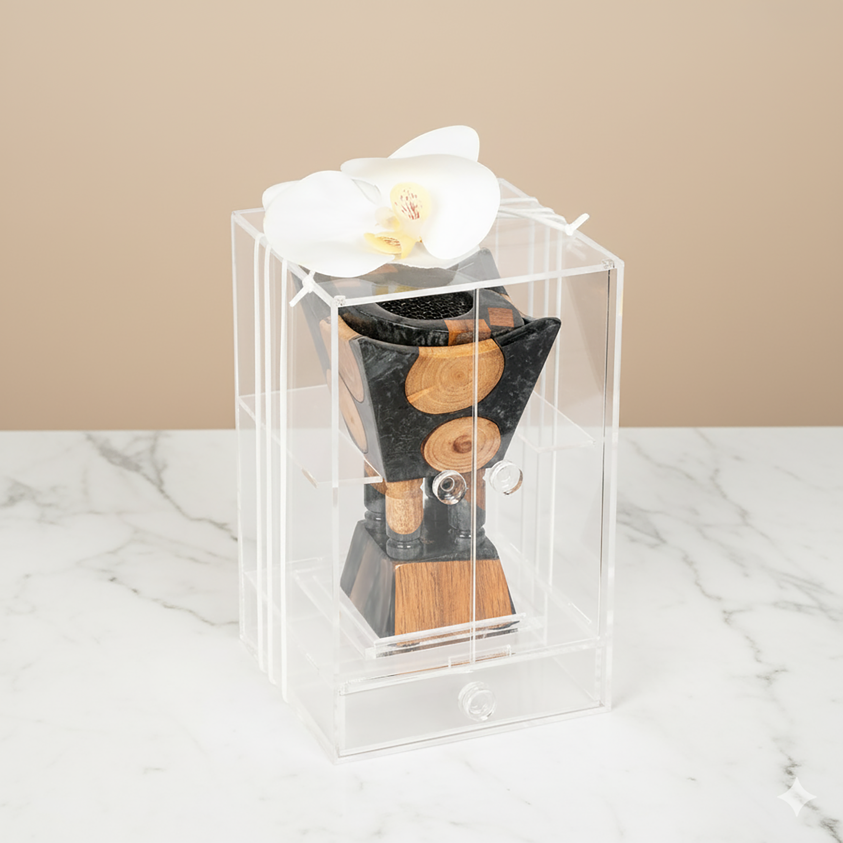 مبخر أنيق مع بوكس أكريليك