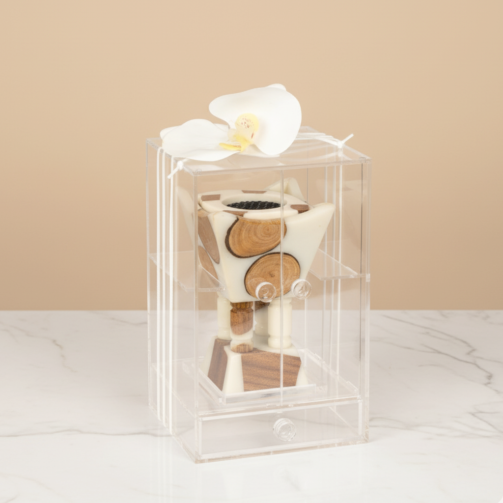 مبخر أنيق مع بوكس أكريليك