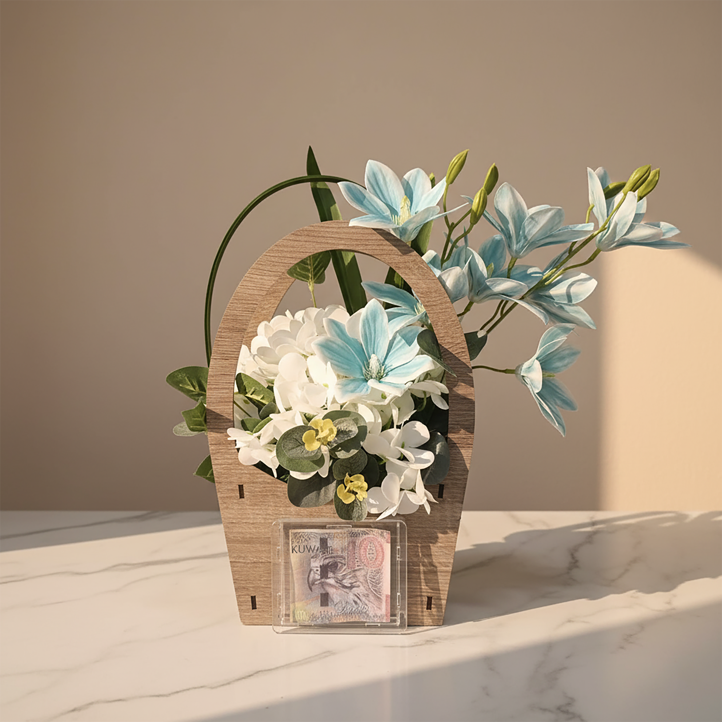 تنسيق ورد صناعي