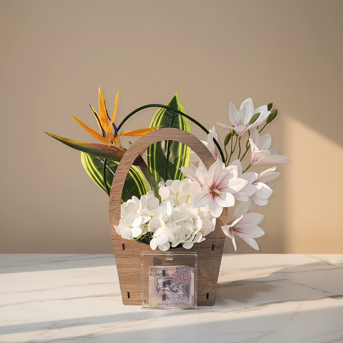 تنسيق ورد صناعي