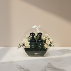 مرشين عطريين للمنزل مع تنسيق ورد