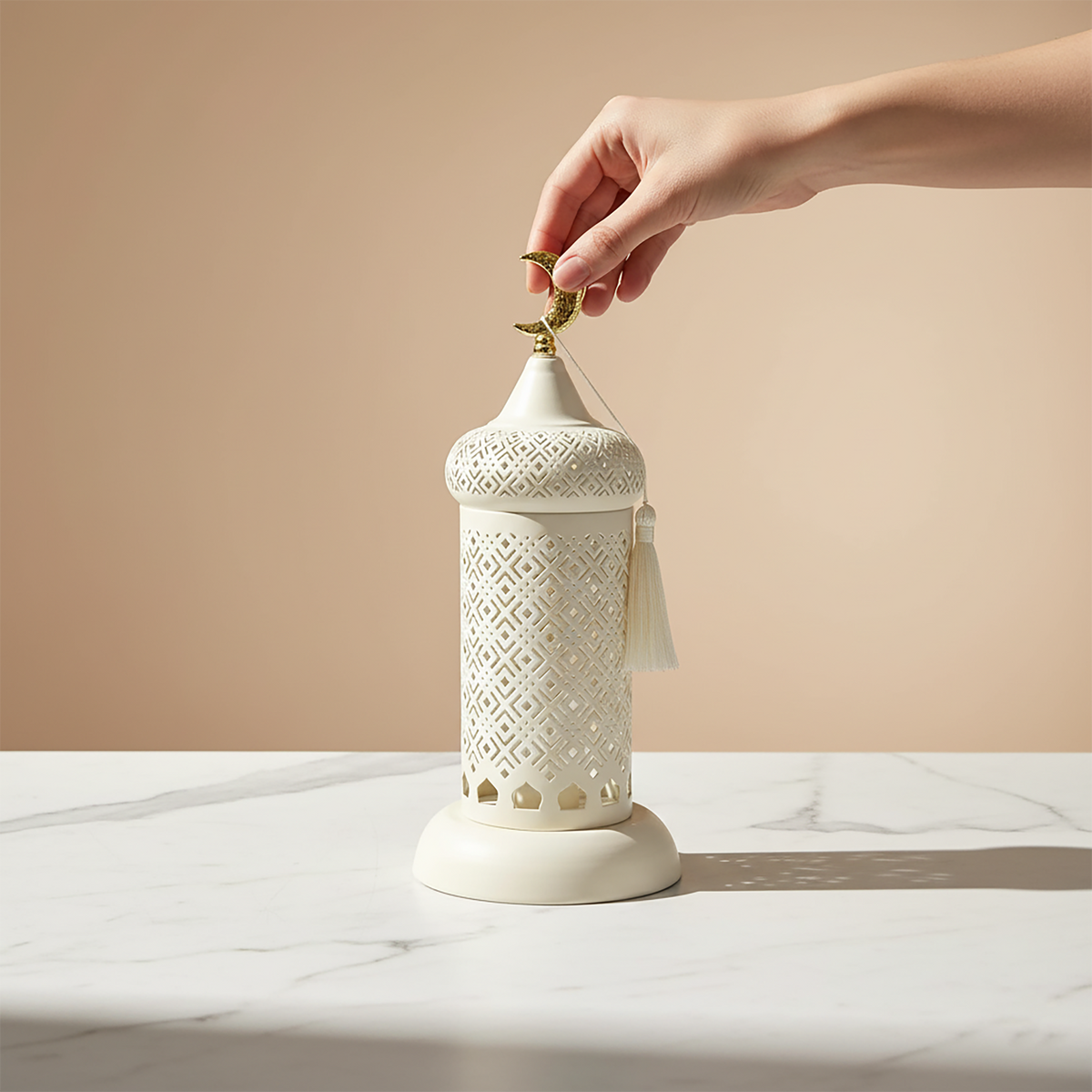 إستاند ديكور رمضاني مضئ